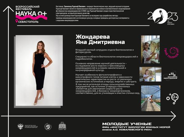 Жондарева Яна Дмитриевна