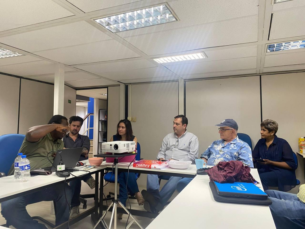 Рисунок 1 – Рабочее совещание в рамках очного международного семинара в Федеральном университете Рио-де-Жанейро